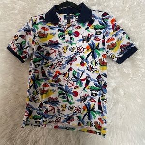 Polo Ralph Lauren Little Boy’s and Boy’s Polo Bear Water Sports Polo Shirt. L